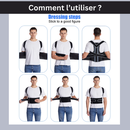 BackBelt™ - Redresseur De Dos Alliant Confort & Polyvalence